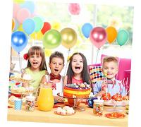 FUNNETOYU 100 Palloncini Metallici Lattice Colorati per Feste Compleanni e Decorazioni Palloncini Resistenti per Interni Ed Esterni Adatti Eventi e Celebrazioni