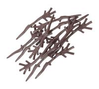 FUNNETOYU 100 Pezzi Mani Pupazzo di Neve in Plastica Corna Rami Decorativi Natalizi 78X20Mm per Decorazioni Fai da Te Festa e Addobbi Stagionali