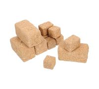 FUNNETOYU 12 Pezzi Di Pagliaio in Miniatura: Mini Statuina Di Paglia E Fieno in Miniatura, Blocchi Di Fieno Per Casa Delle Bambole, Tavolo Da Raccolta Autunnale, Esposizione Di Lavori