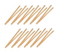 FUNNETOYU 12 Pinzette Bambù Montessori per Strumenti Didattici Motricità Fine Pinze per Ordinare e Contare Per Sviluppo Cognitivo e Coordinazione Mano Occhio