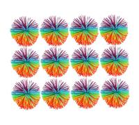 FUNNETOYU 15pezzi Palline Sensoriali Soffici Colorate e Filanti Giocattoli Antistress Per Ufficio e Ragazzo Palla Morbida Diverse Texture Per Gioco All e Attività Fisica