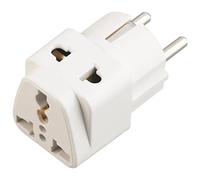 FUNNETOYU 16A Adattatore Viaggio per Spine Elettriche Europee Salvaspazio per Ue con Design Elegante e