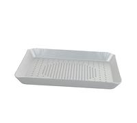 FUNNETOYU 1pezzi Teglia Da Forno Quadrata in Alluminio Teglia Per Pizza Resistente e Durevole Facil Pulire Sformare Conduttività Termica