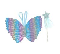 FUNNETOYU 1set Bacchette Magiche Per Bambina Con Angeliche Completo Per Feste Di Compleanno e Occasioni Speciali Design Elegante e Sicuro Per Piccole Fate e Spettacoli Teatrali