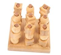 FUNNETOYU 1set Gioco Da Tavolo Educativo Legno Strategico Per Famiglie Gioco Di Abilità Per Adulti Sviluppo Delle Competenze Di Problem Solving e Pensiero Strategico