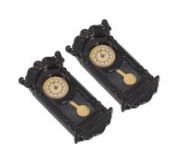 FUNNETOYU 2 Decorazione Da Parete Per Casa Delle Bambole Decorazione Per La Casa Orologio In Plastica Accessorio Per Mobili Orologio Per