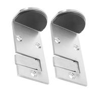 FUNNETOYU 2 Pezzi Limitare La Marcia della Fermaporta a Pavimento Fermaporta per Carichi Pesanti Limitatore della Silver