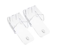 FUNNETOYU 2 Pezzi Porta Documenti da Parete Trasparente Organizer per File e Riviste Compatto e Robusto per Ufficio e Casa Supporto Espositore per Brochure e Depliant