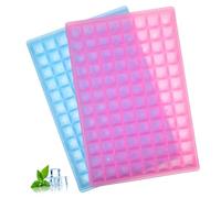 FUNNETOYU 2 Pezzi Stampi per Ghiaccio Forma Cavità in Plastica Resistente Facili da Sformare Bar e Feste con Design Impilabile e Antideformazione Colore Casuale