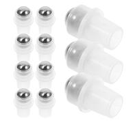 FUNNETOYU 20 Pezzi Tappi Roller in Acciaio Inossidabile da 16mm per Bottiglie Roll-on di Oli Essenziali, Installazione Semplice, Uso Domestico e Ufficio
