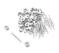 FUNNETOYU 20sets Connettori Per Mobili in Kit Di Raccordi Camma Per Mobili Raccordi Per Armadietti Facile Da Installare e Utilizzare