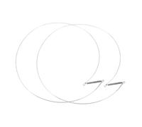 FUNNETOYU 2pezzi Morsetti Molla Portello Lavatrice in Acciaio Inossidabile Anello Serraggio Resistente Per Guarnizione Oblò Lavatrice Frontale Clip Fermaguarnizione Anti-allentamento Per Rip