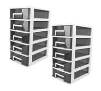 FUNNETOYU 2pezzi Organizzatore Da Scrivania Contenitore Portaoggetti in Organizer Per Ufficio Cassetto Portaoggetti Da Adatto Per Vari