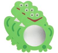 FUNNETOYU 3 Giocattoli da Bagno Specchio in EVA Animali Cartoon Galleggianti per Sicuri e Morbidi per Doccia e Vasca