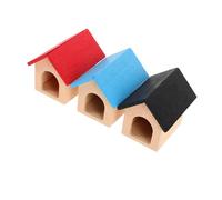 FUNNETOYU 3 Pezzi Casetta per Cani in Miniatura in Legno per Dollhouse Accessori Giardino Fatato e Scena Esterno Cuccia per Cagnolini Piccoli per Gioco Educativo
