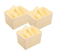 FUNNETOYU 3 Set Stampo per Tofu e da Stampo Compatto con Design Facile da Usare e Superfici Lisce per Tofu Fatti Casa e Regali per Amici
