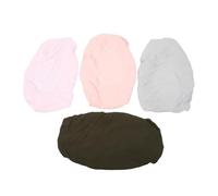 FUNNETOYU 4 Pezzi Coprifasciatoio Lavabile in Lavatrice e Riutilizzabile in Cotone Morbido e Traspirante Set da 4 Adatto a 2 Dimensioni per Fasciatoi e Nursery