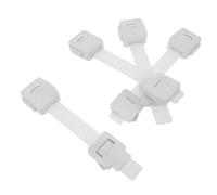 FUNNETOYU 4 Pezzi Safety Cabinet Locks Childproof Drawer Latches Self-adhesive Fit For Kitchen Bathroom Bedroom Cupboard Locks Easy Installation