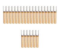 FUNNETOYU 4 Set Aghi Per Arrostire Il Mais Accessori Di Mais Spiedini Campeggio Portatile Cucina Forks La Pannocchia Di Mais Accessori Per Grigliate Grigliare All'aperto Di Legno 6 Pezzi * 4