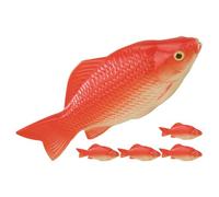 FUNNETOYU 5 Pezzi pesce artificiale pescare cisterna accessori per acquari guidato acquario pesce con e arredamento pesce modelli di pesci artificiali figurine di pesce Schiuma rosso