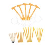 FUNNETOYU 5 set Attrezzi per Escavazione Dinosauri e Giardinaggio Kit Educativo Stem con Martello Scalpello e Spazzola Utensili Leggeri per Mani Piccole e Giochi Didattici