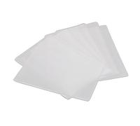 FUNNETOYU 50pezzi Copertura Trasparente Bus Identità in Silicone Opaco Trasparente Per Banca Di Identità Autobus Materiale in Resistente e Leggero