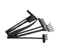 FUNNETOYU 6 Set Mini Rake in Plastica, Ornamento Decorativo Leggero per Accessori Sabbiera o Tavolo Meditazione