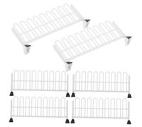 FUNNETOYU 6pezzi Mini Blocchi Stradali per Ragazzo Miniature Segnali Stradali e Recinzioni Giocattoli per Insegnare La Sicurezza Resistenti e Colorati