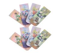 FUNNETOYU 8 Pezzi Segnalibri Magnetici Decorativi Piccoli con Motivi Paesaggio Leggeri e Portatili per Lettori Studenti e Amanti Dei Libri Marcatori Pagina Pratici e