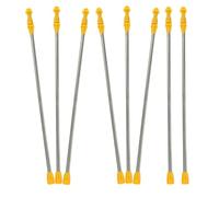 FUNNETOYU Asta Telescopica Prolunga Regolabile 45-80cm Set 8 Pezzi per Spruzzatore da Giardino in Acciaio Inox Versatile e Salvaspazio per Orto e Frutteto