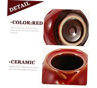 FUNNETOYU Barattolo in Coniglio con Ermetico Contenitore per Tè e Biscotti Vaso Decorativo Multifunzionale per e Superficie Lucida e Design Compatto