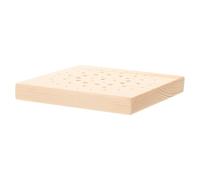 FUNNETOYU Base per Bambola in Argilla e Legno Fori Circolari Supporto Espositivo Stabile per Sculture Modellini e Ceramica Accessorio Artigianale per Esposizione e Organizzazione