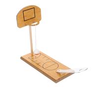 FUNNETOYU Basket da Tavolo in Legno Miniatura per Coordinazione Occhio Mano e Dita e Resistente Divertimento e Sviluppo Creatività