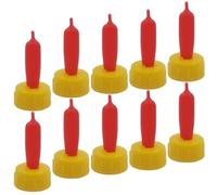 FUNNETOYU Biberon in Plastica e Gomma per 12 Pezzi Alimentazione Agnelli Tettarelle Morbide Leggeri e Portatili per Bestiame Giovane in Ambienti Esterni