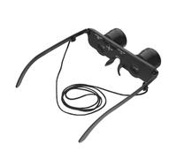 FUNNETOYU Binocolo Leggero da 3x Occhiali Compatti da Viaggio, Regolabile e Antiappannamento per Pesca, Birdwatching e Teatro, Occhiali Binoculari Portatili Mani Libere per Attività Outdoor