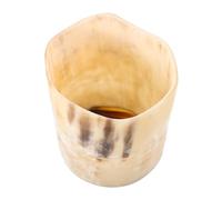FUNNETOYU Boccale da Corno Tazza per e Tè Unico Superficie Liscia per Bere Confortevole per Uso e Raduni