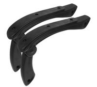 FUNNETOYU Bracciolo per Sedia Ufficio Ergonomico Sostituzione Bracciolo Robusto in Plastica Set 2 Pezzi Lavoro Design Semplice e Versatile per i Tipi Sedie