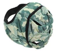FUNNETOYU Casco da Rugby Protettivo Design Regolabile, Materiale in Spugna Eva e Poliestere, Fori di Ventilazione e Cordino Elastico per Adulti
