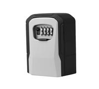 FUNNETOYU Cassetta Di Sicurezza Da Parete Con Password Lockbox Di Combinazione Portatile Codice Combinazione Lockbox Organizzatore Delle Chiavi Grey