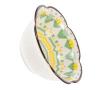 FUNNETOYU Ceramic Condiment Bowl Bohemian Style Vintage Dipping Sauce Dish For Home And Restaurant Serving Snacks And Appetizers