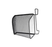 FUNNETOYU Cestino Appendibile in Ferro per Scrivania Organizer Ufficio Multiuso Portaoggetti Sospeso per Penne e Accessori Nero Facile da Installare e Resistente