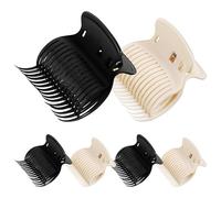 FUNNETOYU Clip Artigliere per Bigodini Caldi 12 Pezzi in Abs Leggere e Compatibili per Donne e Ragazze Strumenti lo Styling