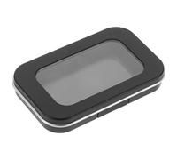 FUNNETOYU Cofanetto Magnetico Vuoto per Eye Shadow Palettes e Blush, in Plastica e Ferro, Nero, per DIY Cosmetics Powder