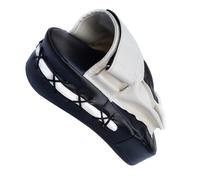 FUNNETOYU Colpitore da Boxe Curvo Imbottito in Pu Nero per Allenamento | Anima in Spugna Epe, Forma Ergonomica, Rivestimento, Buffer Protettivo per Sessioni Tecniche
