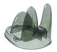 FUNNETOYU Coperchi e Utensili Riutilizzabile Supporto Trasparente per Mestoli e Padelle Organizer per Piano Cucina Adatto Cucchiai e Spatole Varie Dimensioni