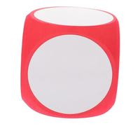 FUNNETOYU Dado Grande Vuoto in Schiuma EVA Cancella e Scrivi Gioco Educativo per Classe e Party Accessorio Versatile per Giochi da Tavolo e Attività Didattiche Dado Rosso