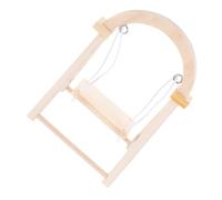 FUNNETOYU di swing in miniatura mobili in miniatura puntello altalena mini casa mobili per la casa in miniatura mobili per case delle bambole Mini mobili di legno Beige