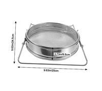 FUNNETOYU Estrattore Filtro in Acciaio Colino Maglie Per Cucina Setaccio Per Detriti Strumenti Per Estrazione Multifunzionale e Resistente