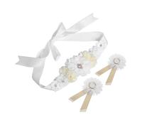 FUNNETOYU Fascia Maternità Floreale Regolabile Cintura Supporto Gravidanza per Shower Party e Foto Comfort Traspirante e Design per