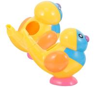 FUNNETOYU Fischietto Per Bambini in Plastica Abs, Giocattolo Per Feste e Bagnetto, Set 2 Pezzi, Design Uccellino Giallo, Strumento Musicale Per Lo Sviluppo Dei Bambini